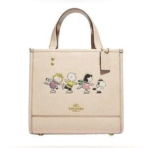 Coach Limited Edition X Peanuts Dempsey Tote/Crossbody Bag 22